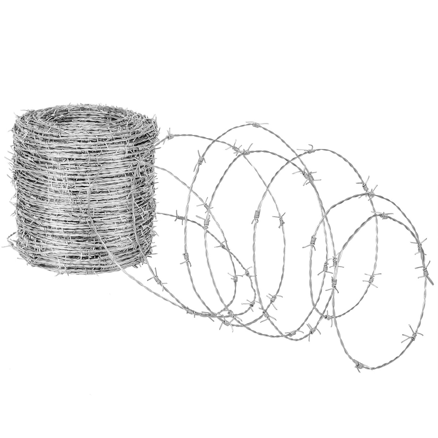 Alambre de puas, para cerca. Ideal para cerramientos de fincas y lotes. Calibre 14. Rollo de 500 mts 4